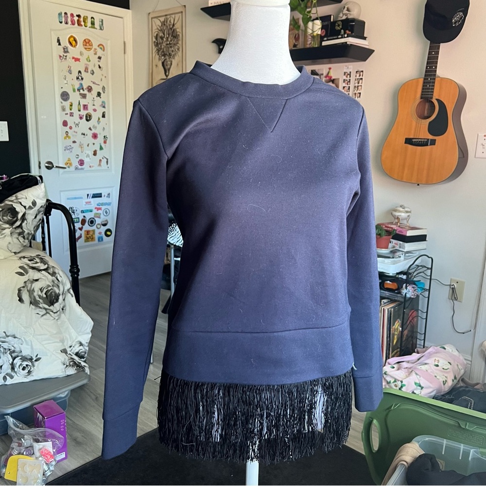 J.crew Frilly Sweater!